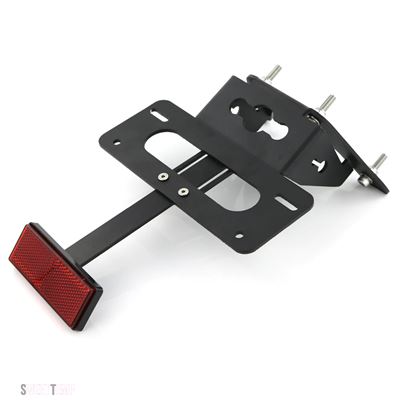 互換品 スズキ SV650/ABS 2017年-2024年 SV650X/カフェ用 ナンバープレートホルダー フェンダーエリミネーター テールタイディ ナンバープレート