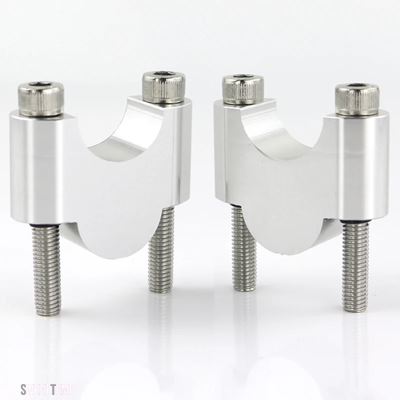ブランド登録なし - 取り替えっこ品 KTM 690 950 990 LC 625 640 660 SMC SM SMR Enduro R 890 SMT 28粍 1 8\"ハンドルバーライザー マウント ファットバーライザ"