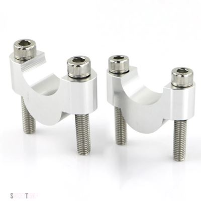 ブランド登録なし - 取り替えっこ品 KTM 690 950 990 LC 625 640 660 SMC SM SMR Enduro R 890 SMT 28粍 1 8\"ハンドルバーライザー マウント ファットバーライザ"
