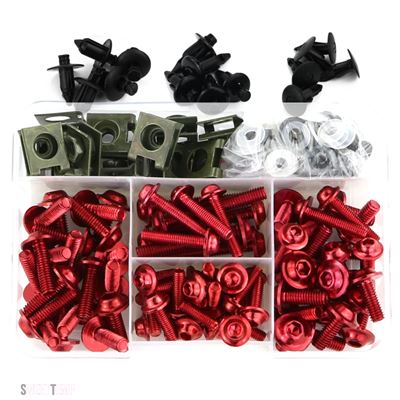 ブランド登録なし - 取り替えっこ品 250 300 Versys 650 1000 Z250 Z300 Z650 Z750 Z800 Z900 Z1000 フェアリングボルトキット付き添い人 カワサキ 其れ相応車種：Versys-X