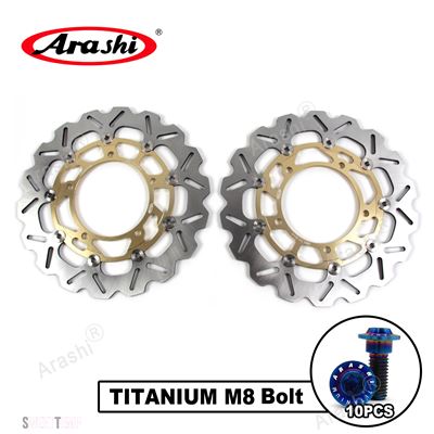 互換品 CNC GSXR GSX R 1300 スズキ フローティングフロントブレーキディスクローター 2008年〜2020年 2011年 2012年 2013年 2014年 2個入り_3