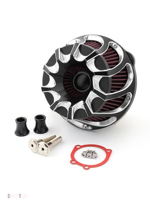 互換品 ハーレー ダビッドソン エアフィルター スポーツスターアイアンXL 883 1200 48 72 Forty-Eight Seventy-Two用 1991-2023年 エアクリーナーイン