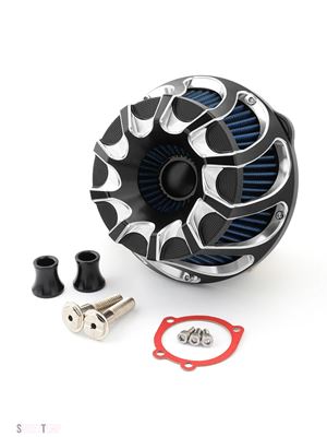 互換品 ハーレー ダビッドソン エアフィルター スポーツスターアイアンXL 883 1200 48 72 Forty-Eight Seventy-Two用 1991-2023年 エアクリーナーイン