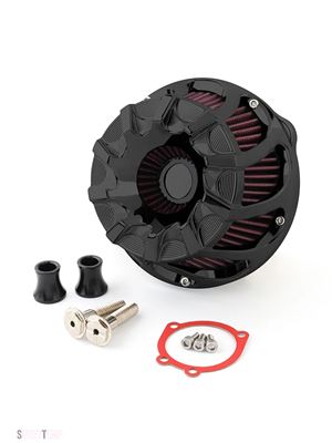 互換品 ハーレー ダビッドソン エアフィルター スポーツスターアイアンXL 883 1200 48 72 Forty-Eight Seventy-Two用 1991-2023年 エアクリーナーイン