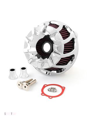 互換品 ハーレー ダビッドソン エアフィルター スポーツスターアイアンXL 883 1200 48 72 Forty-Eight Seventy-Two用 1991-2023年 エアクリーナーイン