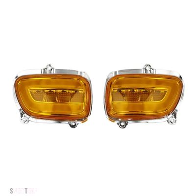 互換品 ホンダ Goldwing GL1800 GL 1800 2001年-2017年 F6B 2013年-2017年用 フロント LED ウインカー