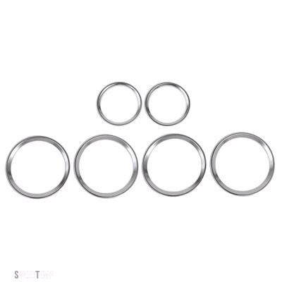 互換品 ランドローバー ディスカバリー スポーツ 2015-2019用 ABS シルバー カーサイドドア オーディオスピーカーカバー 装飾用インテリアカーアクセサ_4