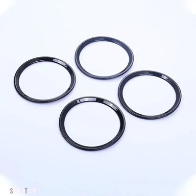 互換品 ランドローバー ディスカバリー スポーツ 2015-2019用 ABS シルバー カーサイドドア オーディオスピーカーカバー 装飾用インテリアカーアクセサ_5