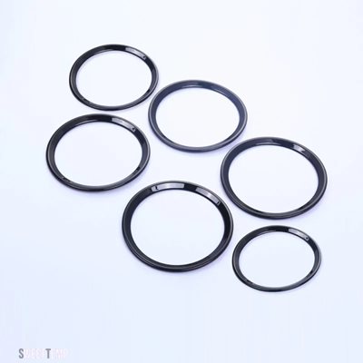 互換品 ランドローバー ディスカバリー スポーツ 2015-2019用 ABS シルバー カーサイドドア オーディオスピーカーカバー 装飾用インテリアカーアクセサ_6