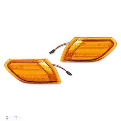 互換品 ジープ ラングラー JL 2018年式以上用 アンバー LED 車フロントフェンダー サイドマーカーライト グラディエーター JT 2020年式以上用 ターンシ_2