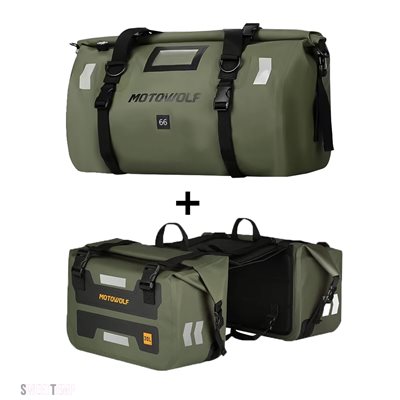 互換品 バイク パーツ オートバイ用ドライバッグ 30L/40L/66L 防水ロールパックバッグ バイク用サドルバッグ サドルパニア ユニバーサルバイク用リアサ