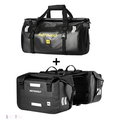 互換品 バイク パーツ オートバイ用ドライバッグ 30L/40L/66L 防水ロールパックバッグ バイク用サドルバッグ サドルパニア ユニバーサルバイク用リアサ