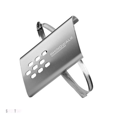 互換品 バイク パーツ ユニバーサルオートバイ排気管ヒートシールドカバー 断熱 やけど防止プロテクター 1/2個_1