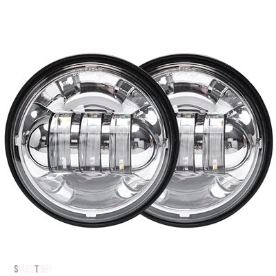 ブランド登録なし - 取り替えっこ品 FLHR LEDフォグランプ かばい立てともし火 イエローターンシグナルランプ付き添い人 ハーレー ダビッドソン 4.5\" 自動二輪車用 古典派音楽 ロードキング用"