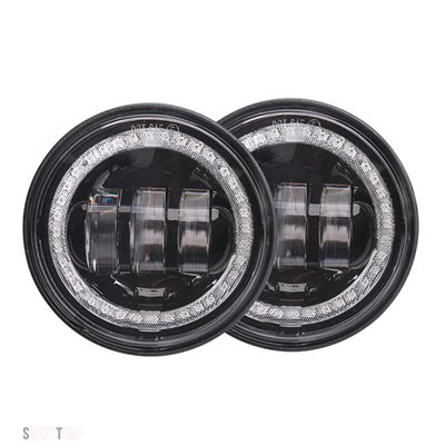 ブランド登録なし - 取り替えっこ品 FLHR LEDフォグランプ かばい立てともし火 イエローターンシグナルランプ付き添い人 ハーレー ダビッドソン 4.5\" 自動二輪車用 古典派音楽 ロードキング用"