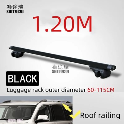 互換品 トヨタ 汎用 135CM カールーフラック クロスバー クロスバー 75kg 150LBS ランドクルーザープラド J150 J120 rav 4Runner カローラワゴン lc200用_7