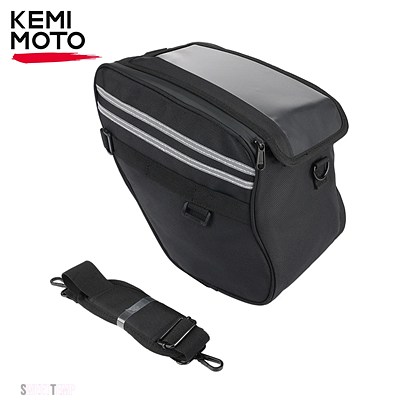 互換品 CT125 センターバッグホンダ ハンターカブトレイル 125 2022-2023 ツールバッグ収納袋キャリアパニア反射ストリップ_1