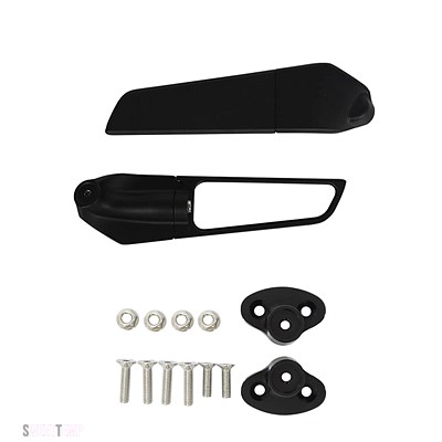 互換品 BMW S1000RR S1000 RR S 1000RR 2009-2018 2014 2016 2010 サイドミラー風翼回転バックミラー_1
