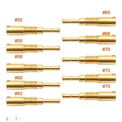 10 個パックパイロットジェット M5 5 MMスローアイドルジェット M5X0.8 MMネジ KEIHIN PZ19 キャブレターインジェクターノズル用 | ブランド登録なし | 02