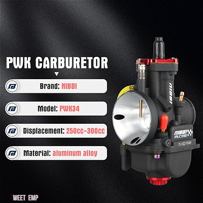 互換品 NIBBI PWK レーシングキャブレター PWK24/26/28/30/32/34/36/38/40 MMキャブレターパワージェットヤマハ カワサキスズキ部品