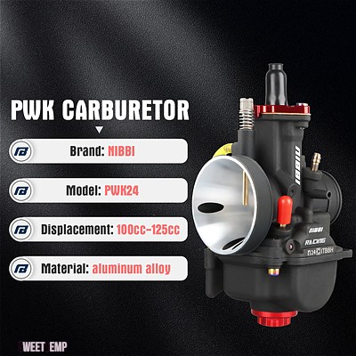 互換品 NIBBI PWK レーシングキャブレター PWK24/26/28/30/32/34/36/38/40 MMキャブレターパワージェットヤマハ カワサキスズキ部品