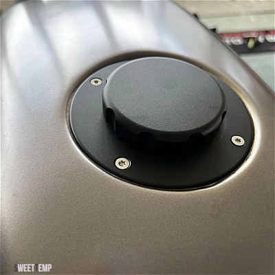 互換品 BMW K100 K100LT K100RS K100RT K 100 K75 K1 CNC アルミ燃料タンクガスキャップカバー回転オープンすぐ