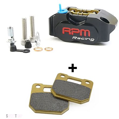 ヤマハ100㎜ピッチスミトモ6ポットブレーキキャリパー ブレーキパット付き中古 互換品 82 MM RPM AEROX RSZ 50RR BWS DIO GROM ブレーキキャリパー
