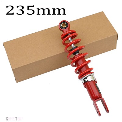 Amortisseur Arrière Pour Scooter/Moto JOG50, DIO50, ZX50 - Longueur 265mm, Rouge Et Blanc