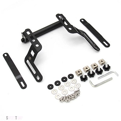 互換品 スズキ DL250 VSTROM DL 250 バイクフロントガラスフロントガラスフロントガラス + GPS マウント取付アダプタホルダーブラケット