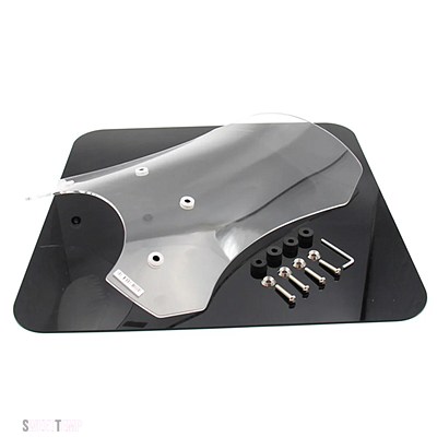 互換品 スズキ DL250 VSTROM DL 250 バイクフロントガラスフロントガラスフロントガラス + GPS マウント取付アダプタホルダーブラケット
