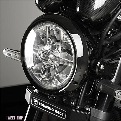 互換品 カワサキ Z900RS 2018-2024 ヘッドライトリムメッキ W800 2020