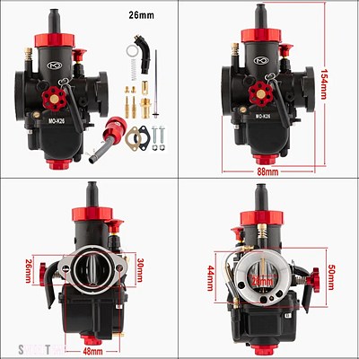 互換品 PE17 PE19 PE22 PE24 PE26 PE28 50 100CC 125CC 250CC フランジ