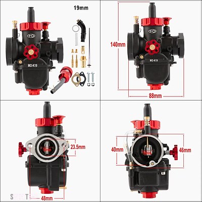 互換品 PE17 PE19 PE22 PE24 PE26 PE28 50 100CC 125CC 250CC フランジ