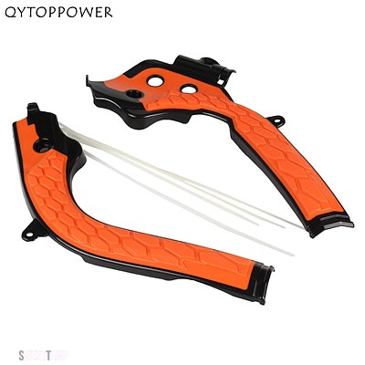 互換品 X グリップフレームガード保護カバーハスクバーナ TE FE FC SX SXF EXC EXC-F 125 150 250 300 350 450 ダートバイク MX モトクロス_1