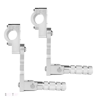 互換品 22 MM 7/8 \"28.8 MM 1/8\"" ペグ調節可能フットレスト延長マウントフットペグライダー調節可能フットペグキット"_1