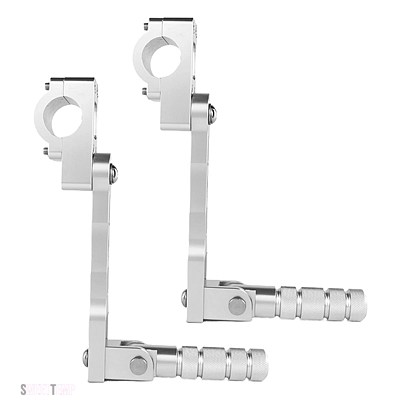互換品 22 MM 7/8 \"28.8 MM 1/8\"" ペグ調節可能フットレスト延長マウントフットペグライダー調節可能フットペグキット"_4