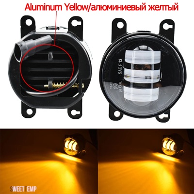 互換品 プジョー フォグランプアセンブリ超高輝度フォグランプ208 2014-2015 LED ハロゲンフォグランプライト 12V_4