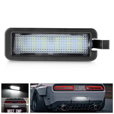 互換品 クライスラー リアライセンスプレートランプ ダッジチャージャー/チャレンジャー300 2015 RAM 1500 トランクコンパートメントライトホワイト用_1