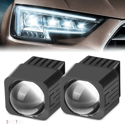 ヘッド ライト フォグランプ プロジェクターヘッドライト フォグランプ加工用 互換品 LED ヘッドライトプロジェクターレンズ 