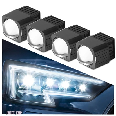互換品 LED ヘッドライトプロジェクターレンズ 