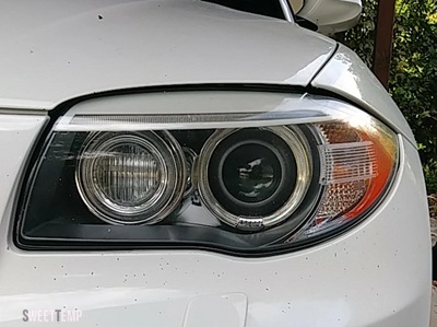 互換品 LED BMW 1 E81 E82 E87 E88 シリーズ RF リモート BLUETOOTH 互換アプリマルチカラー超高輝度 RGB エンジェルアイズハローリング_3