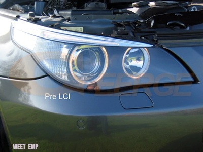 互換品 BMW E60 E61 520I 525I 530I 540I 545I 550I M5 プレ LCI 超高輝度 DTM M4 スタイル LED エンジェルアイズキットハローリング_1