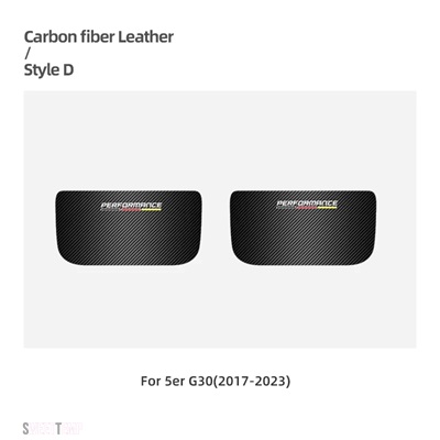 ブランド登録なし - 取り替えっこ品 カーシートバックアンチキックパッドトリム ステッカー BMW F20 F30 F34 E90 E92 E93 F10 G30 X1 E84 炭素 PVC PERFORMANCE ACCESSORIE