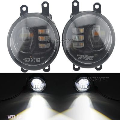 互換品 トヨタ ダブル LED フォグランプランプ DRL 12V H11  ランドクルーザープラド J150 2009 2010 2011 2012 2013 2014 2015 2016 2017_5
