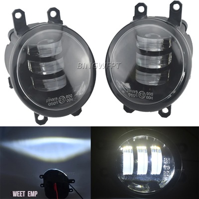 互換品 トヨタ ダブル LED フォグランプランプ DRL 12V H11  ランドクルーザープラド J150 2009 2010 2011 2012 2013 2014 2015 2016 2017_1