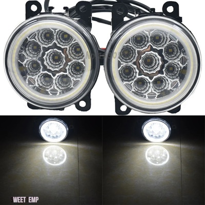 互換品 日産 サファリパトロール Y61 フェイスリフト 2005 2006 2007-2009 LED チップフォグライトフォグランプ H11 12V ハロゲンフォグランプ DRL フォグ_6