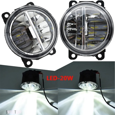互換品 日産 サファリパトロール Y61 フェイスリフト 2005 2006 2007-2009 LED チップフォグライトフォグランプ H11 12V ハロゲンフォグランプ DRL フォグ_9