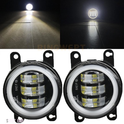 互換品 日産 サファリパトロール Y61 フェイスリフト 2005 2006 2007-2009 LED チップフォグライトフォグランプ H11 12V ハロゲンフォグランプ DRL フォグ_12