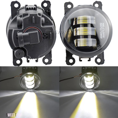 互換品 日産 アルマダ WA60 フェイスリフト 2008-15 LED フォグライトアセンブリ フロントバンパーフォグランプデイランニングフォグランプ 12V フォグラ_6