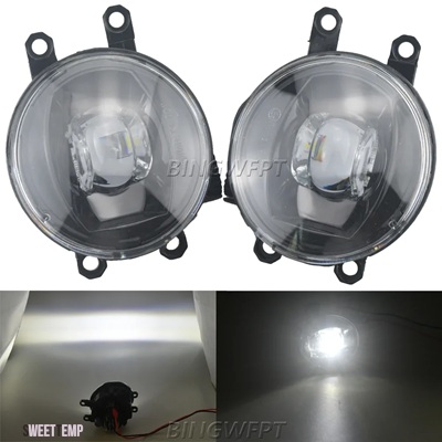 互換品 トヨタ 2 ピース/ロット LED DRL 12V フォグランプアセンブリヘッドライトドライビングライト シエナ SE 2011-2017 ヘッドライトデイタイムランニ_1